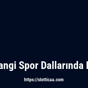 Slottica Hangi Spor Dallarında Bahis Var?